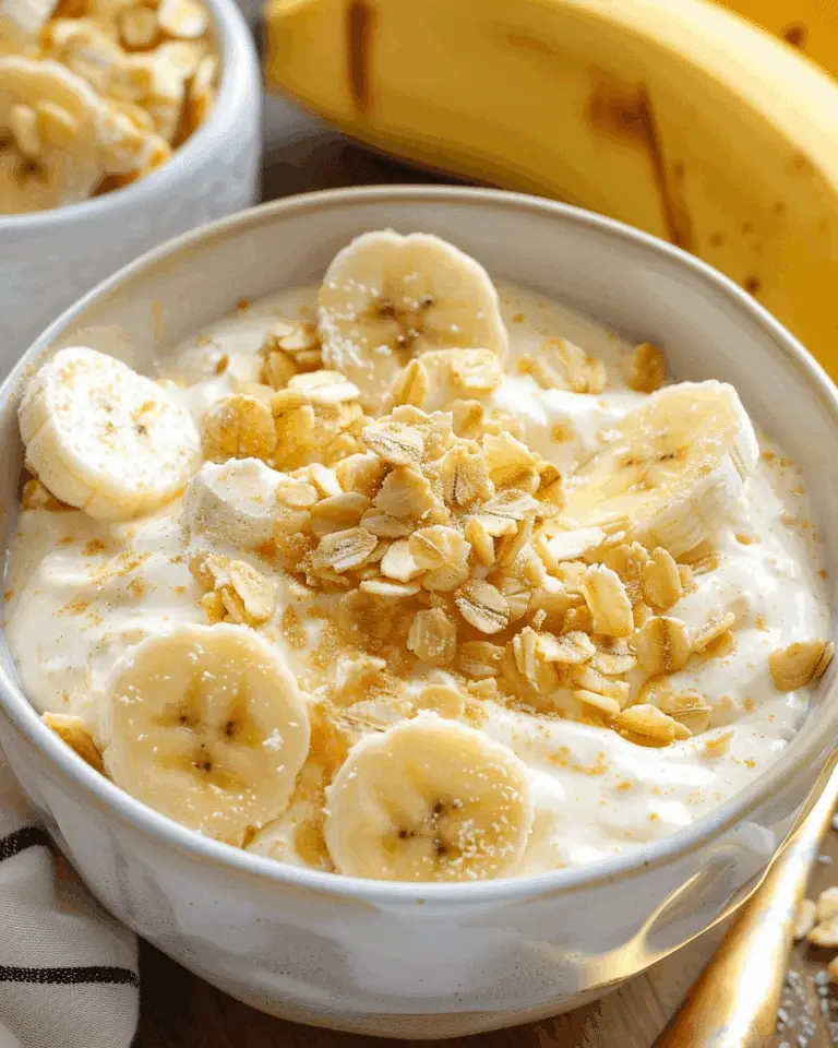 Banana Pudding Greek Yogurt Bowl