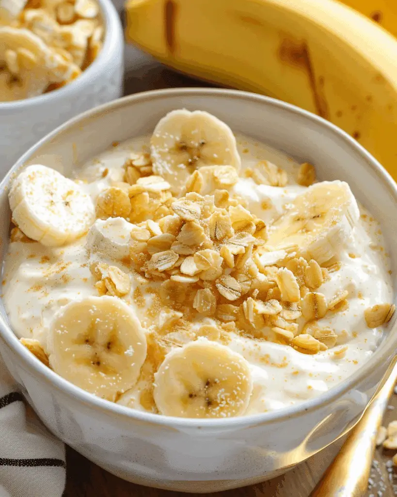 Banana Pudding Greek Yogurt Bowl