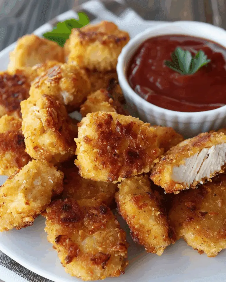 Easy Baked Chicken Nuggets (Made with Canned Chicken)