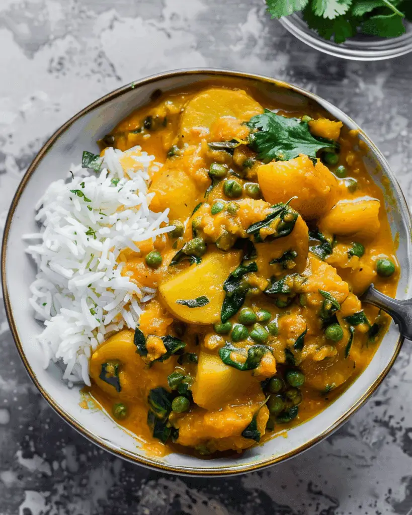 Easy Vegan Potato Curry (Gluten-free)