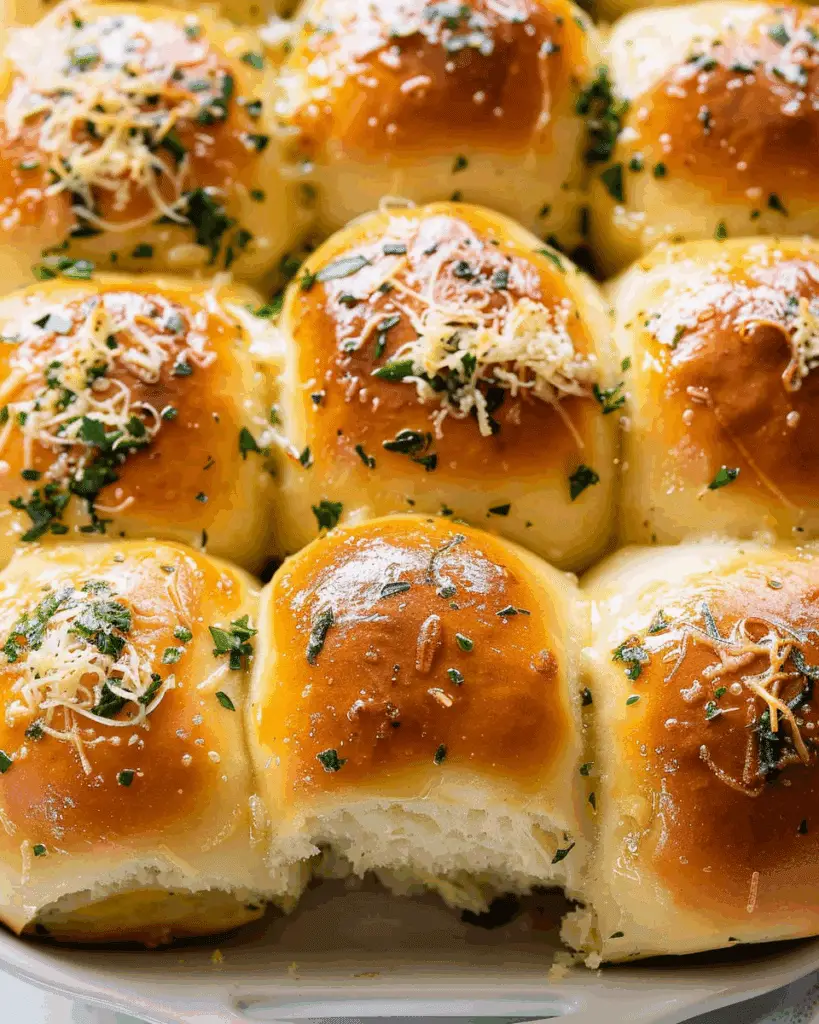 Easy Garlic Bread Rolls