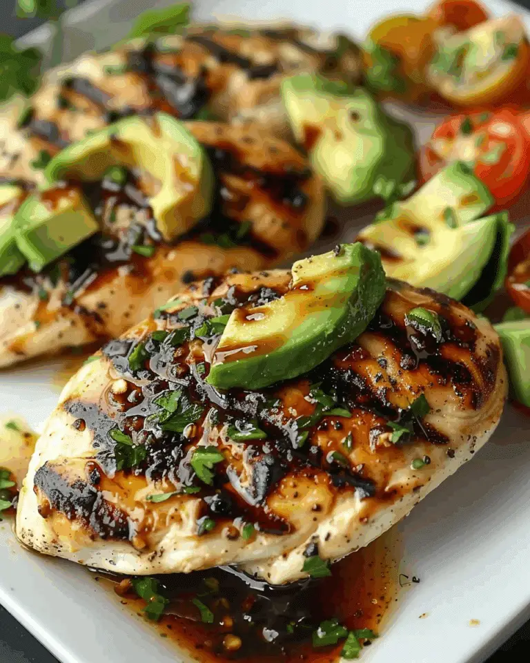 Grilled California Avocado Chicken