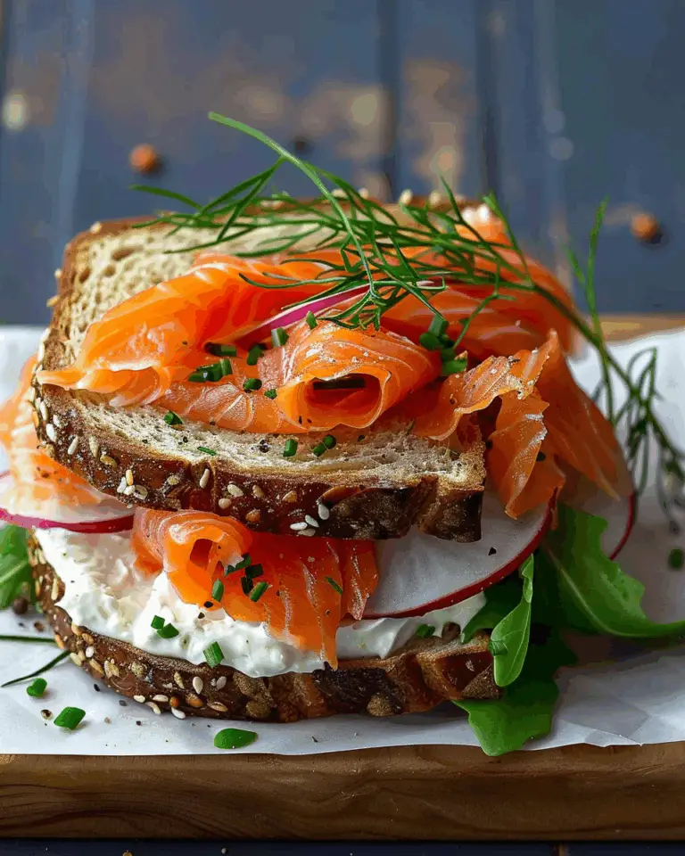 Smoked Salmon Sandwich