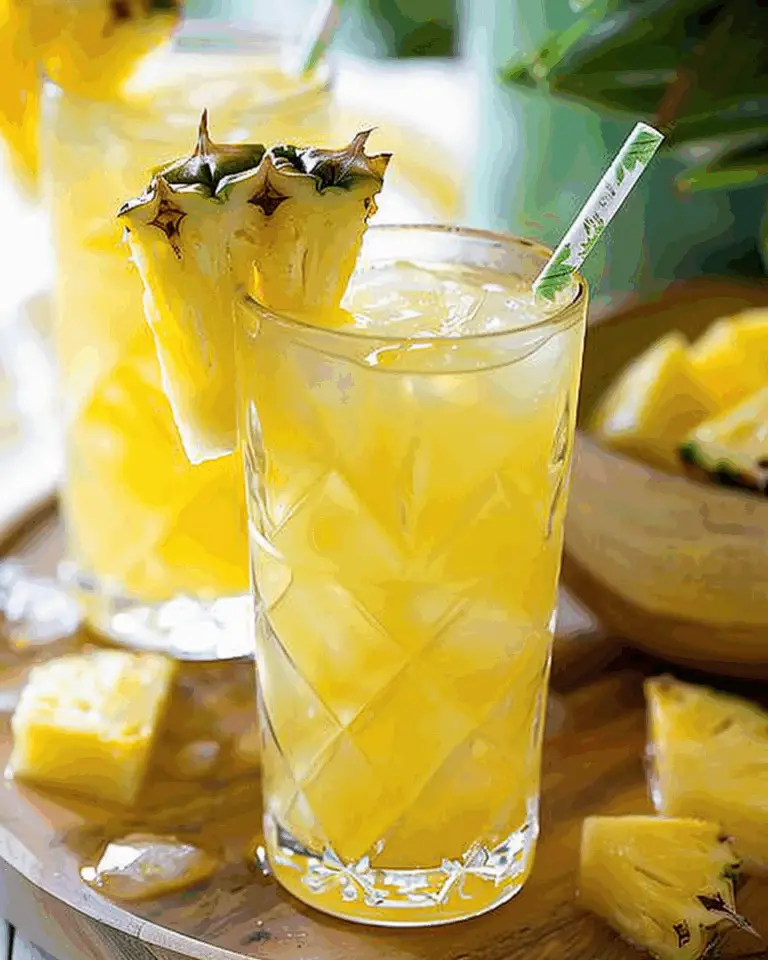 Sparkling Pineapple Lemonade