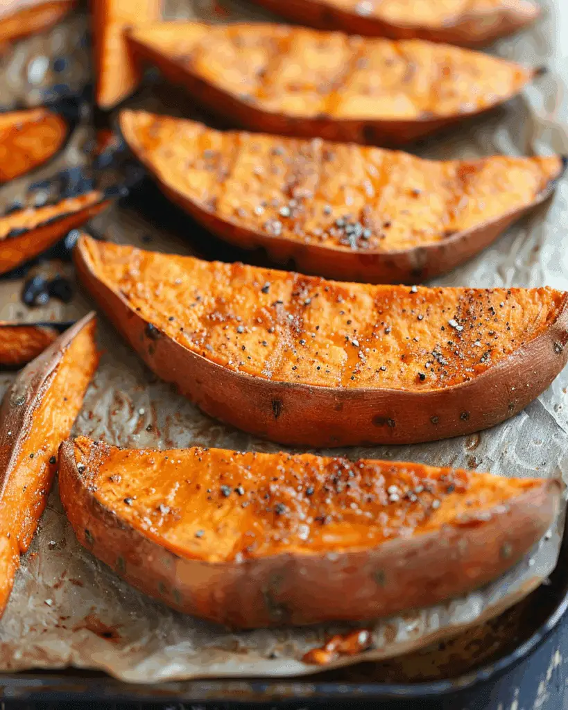 Baked Sweet Potato Wedges
