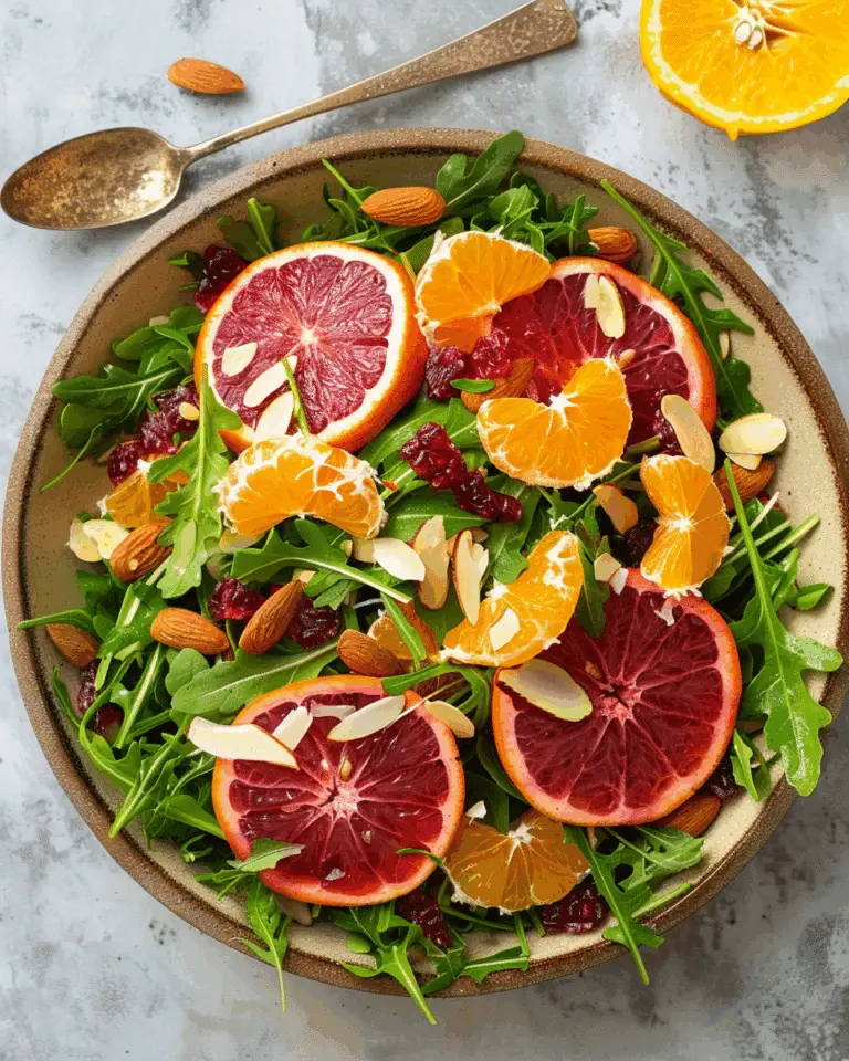 Citrus and Arugula Salad with Fennel and Marcona Almonds