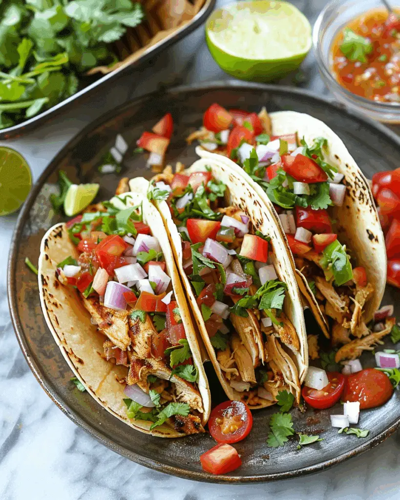 Easy Chicken Tacos