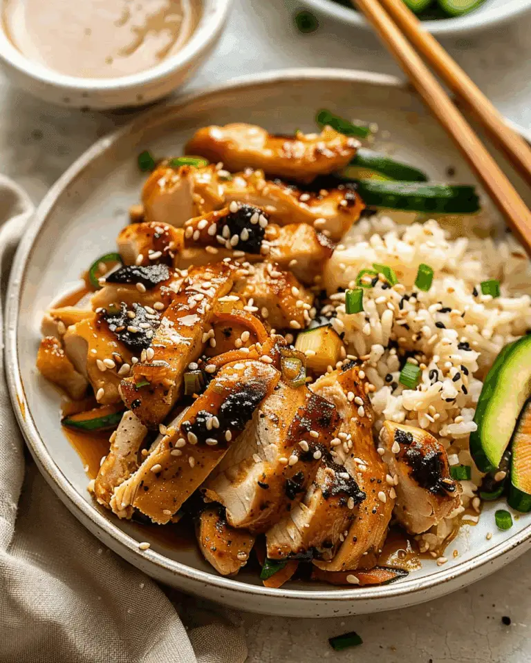 Hibachi Style Chicken with Magic Mustard Sauce