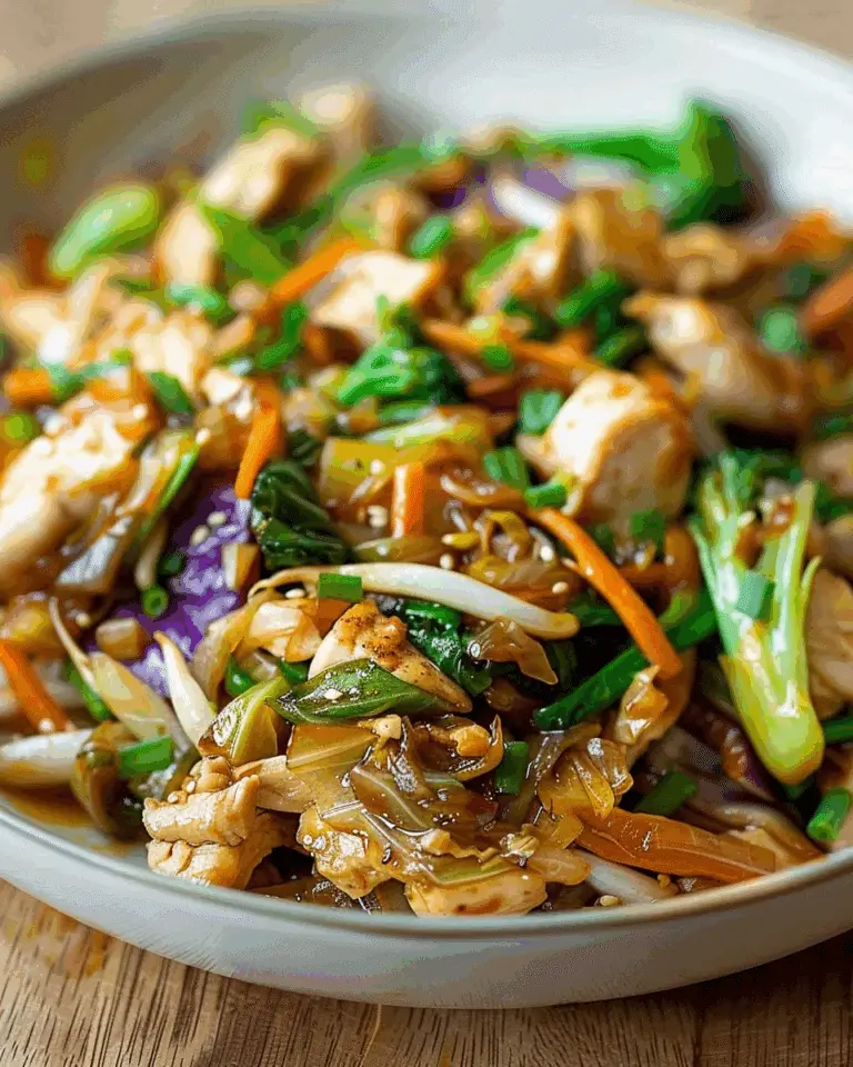 Quick & Easy Chicken Cabbage Stir Fry
