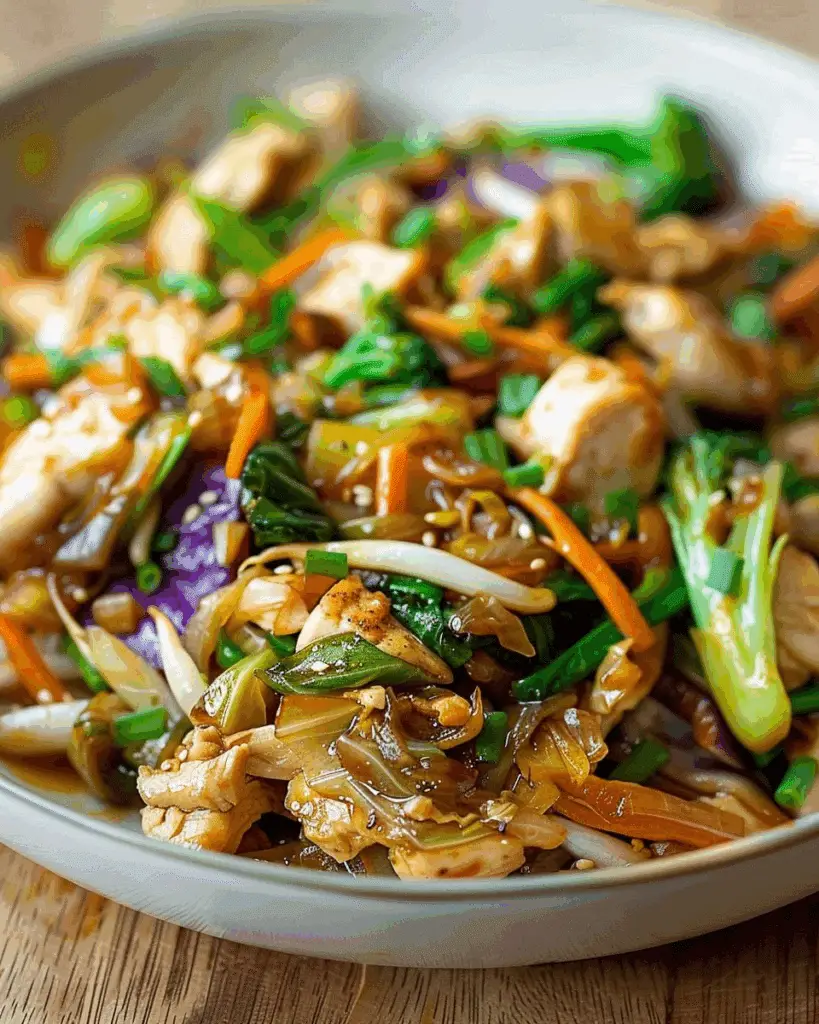 Quick & Easy Chicken Cabbage Stir Fry