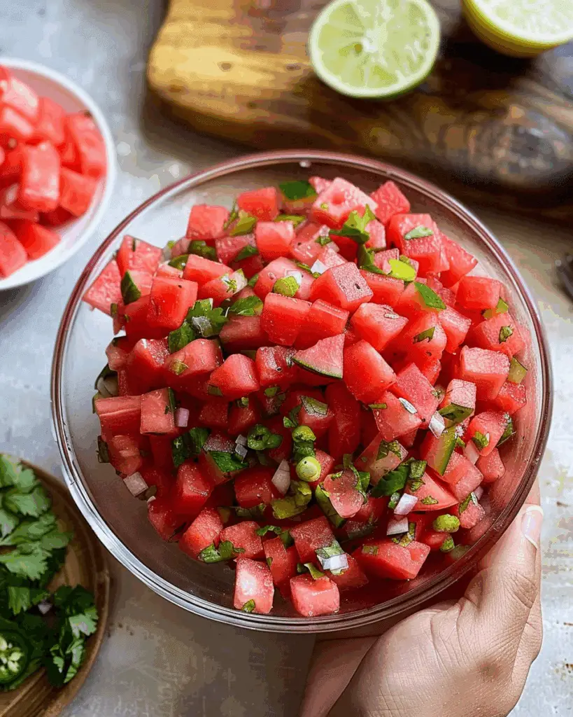 Watermelon Salsa