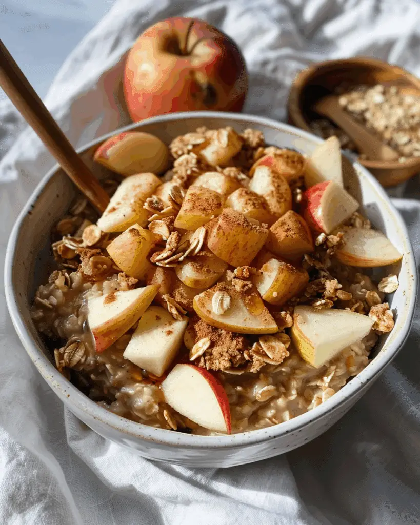 Cinnamon Apple Oatmeal Bowl