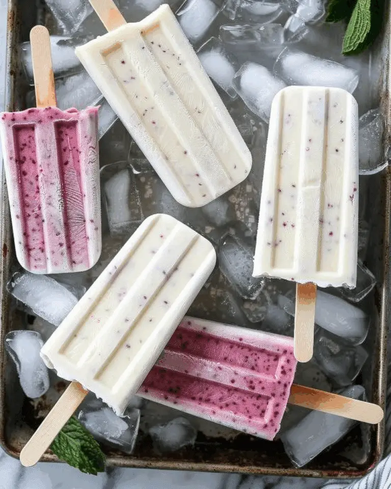 Greek Yogurt Popsicles