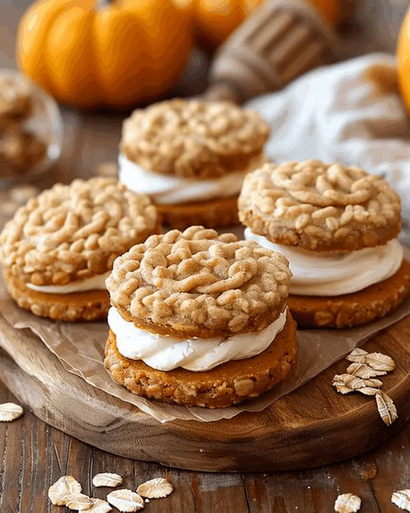 Pumpkin Oatmeal Cream Pies