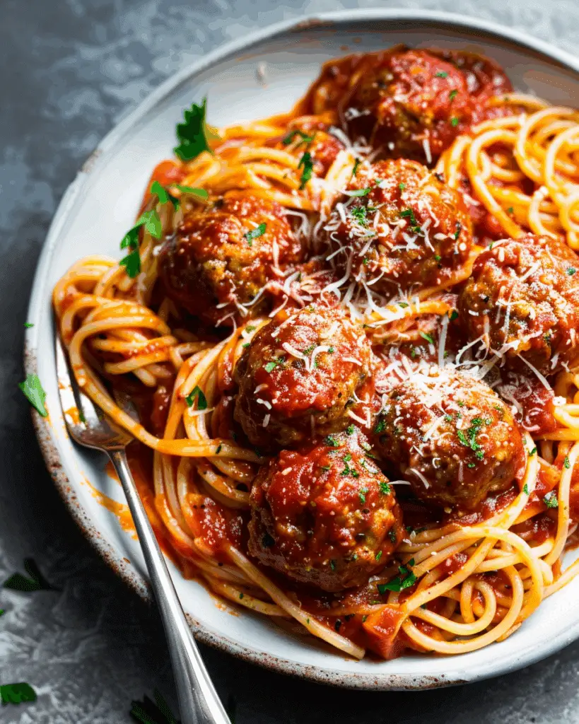 Spaghetti and Meatballs