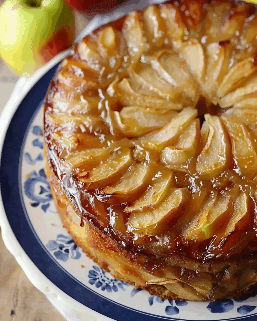 Upside Down Apple Cake