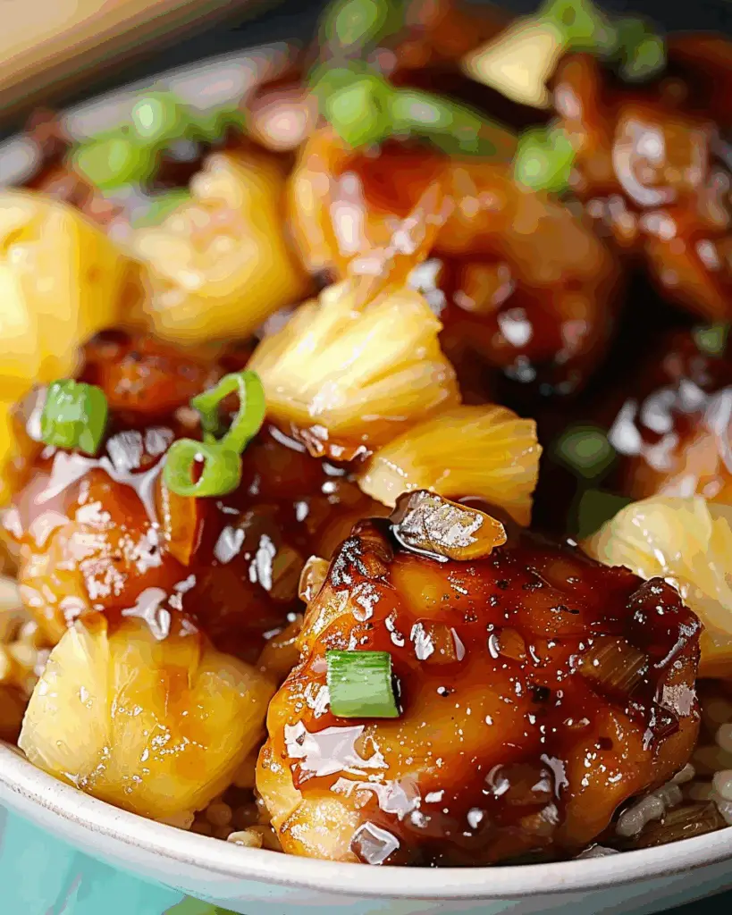 Brown Sugar Pineapple Chicken