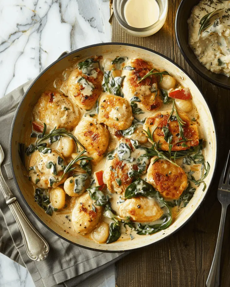 Creamy Chicken and Gnocchi