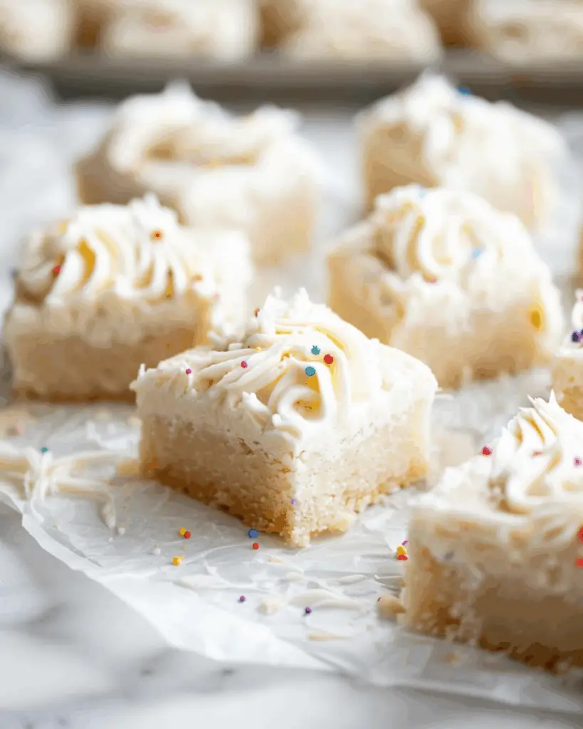 Frosted Sugar Cookie Bars