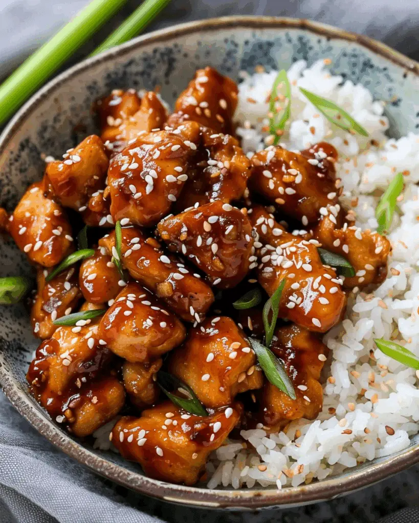 Healthy Sesame Chicken