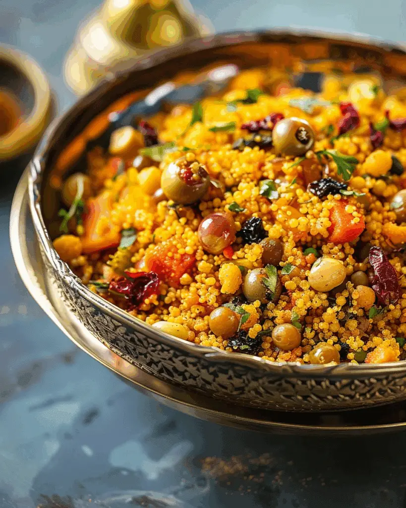 Moroccan Couscous A Sweet and Savory Side Dish
