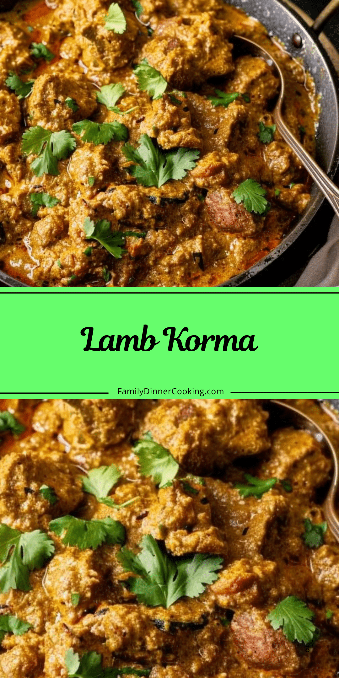 Sheep Cook Lamb Korma | Family Dinner Cooking
