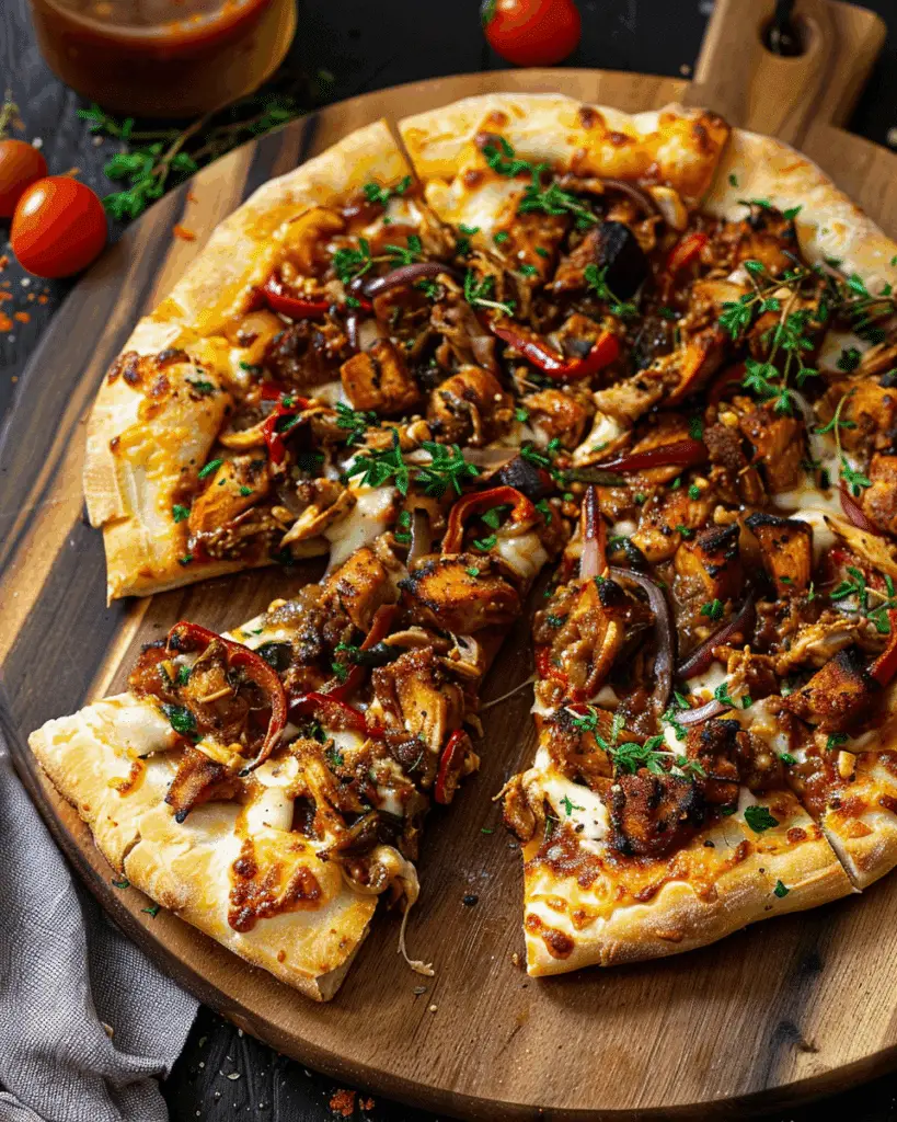 Best Jamaican Jerk Chicken Pizza