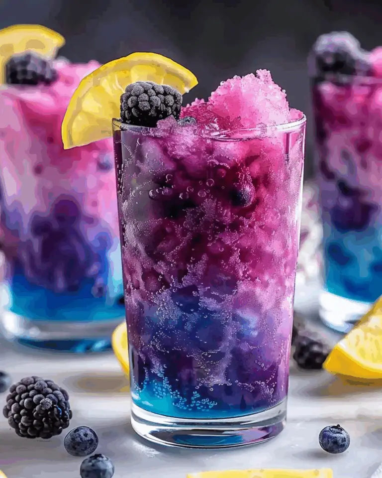 Color Changing Galaxy Lemonade Slushie