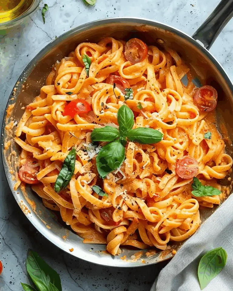 Easy One Pot Creamy Tomato Pasta
