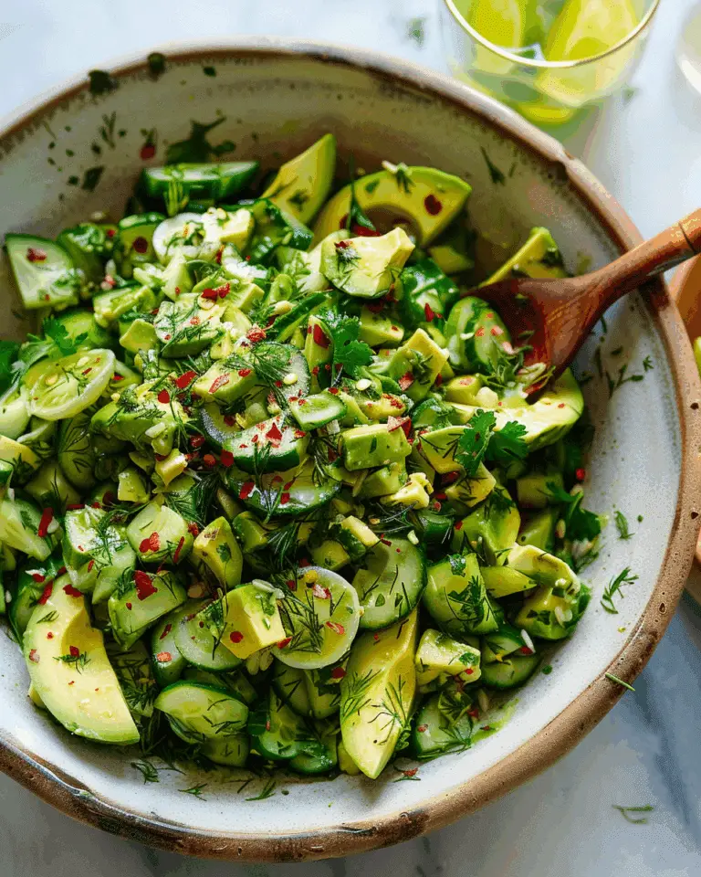 Fresh Herbed Avocado Salad