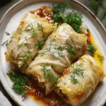 Stuffed Cabbage Rolls (Lahanodolmades)
