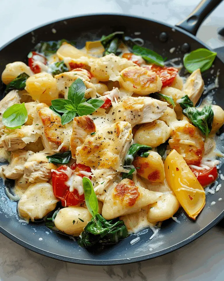 One Pan Chicken Gnocchi