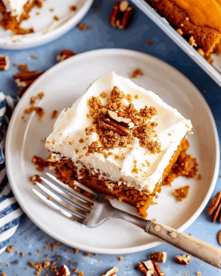 Pumpkin Poke Cake