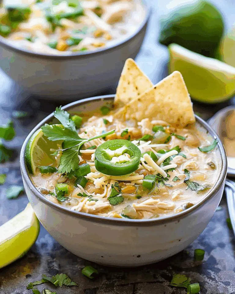 Crockpot White Chicken Chili