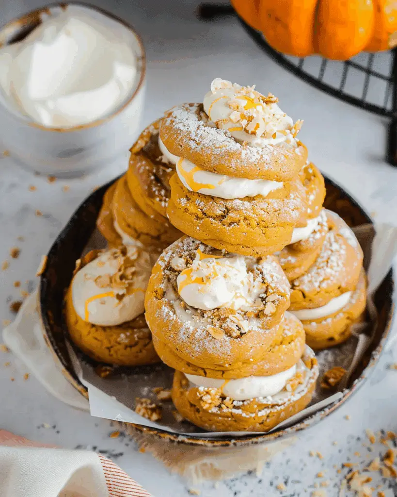 Pumpkin Cheesecake Cookies