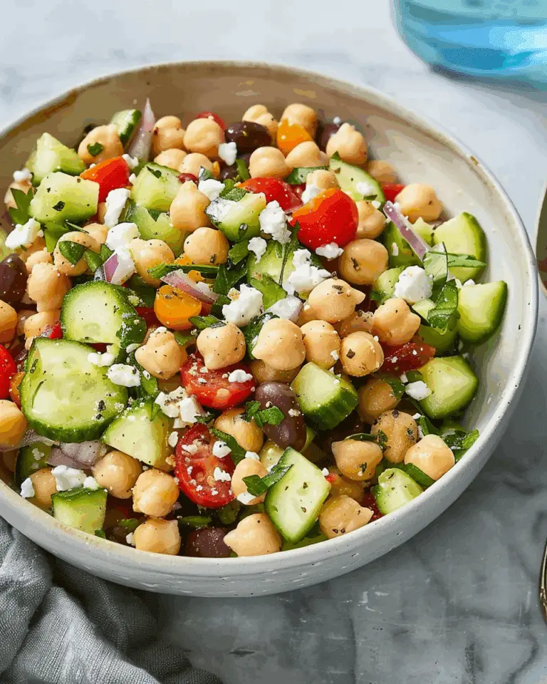 Greek Garbanzo Bean Salad