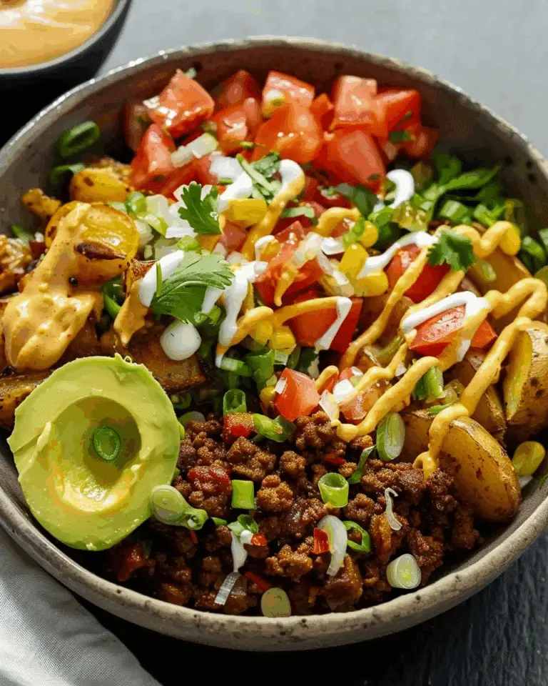Loaded Fiesta Potato Bowls