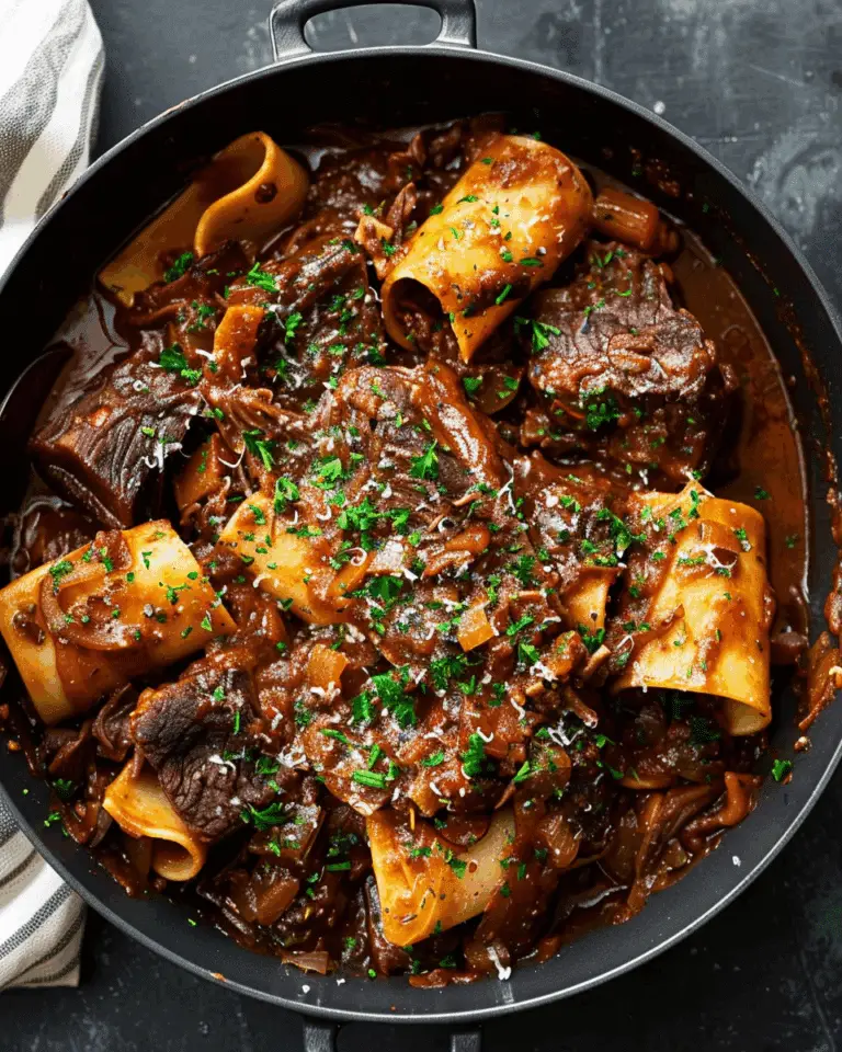 Slowly Braised Short Rib Ragu