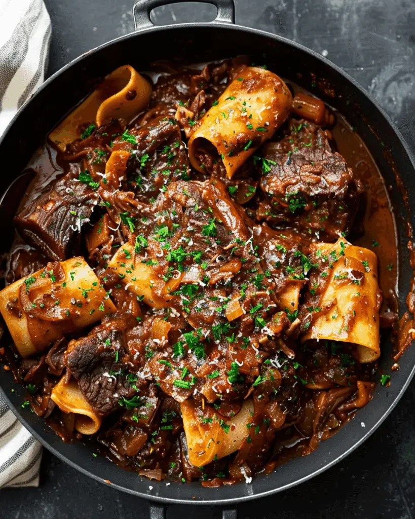 Slowly Braised Short Rib Ragu