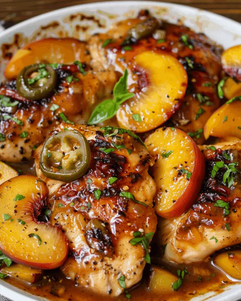 Jalapeno Peach Chicken