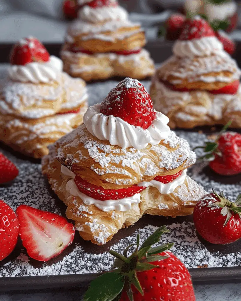 Strawberry Cream Puffs