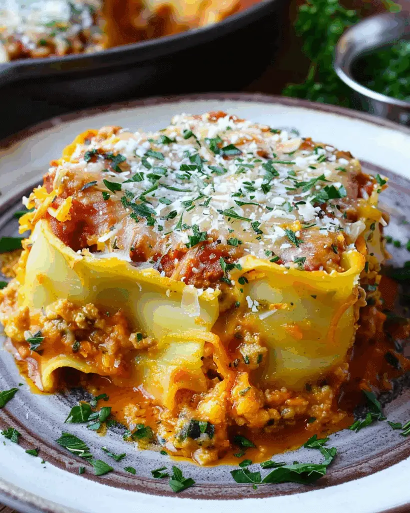 Butternut Squash Lasagna Roll Ups