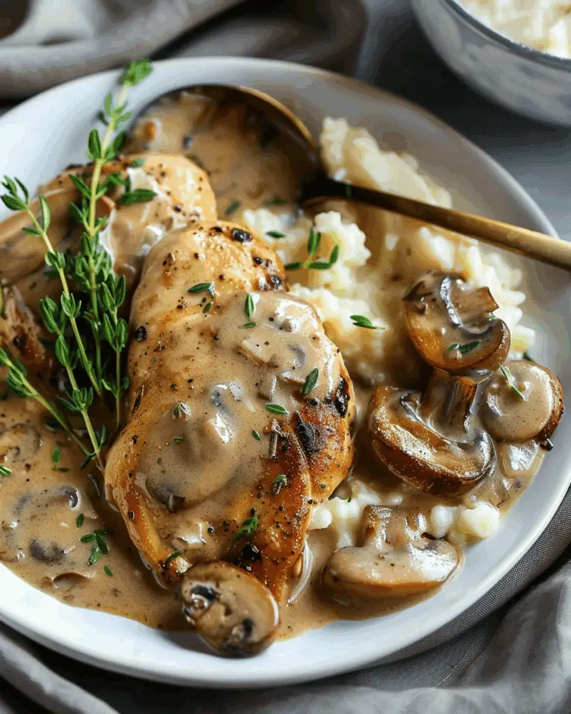 Easy Mushroom Chicken
