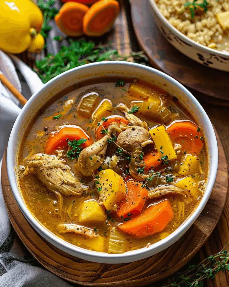 Nourishing Jamaican Chicken Soup
