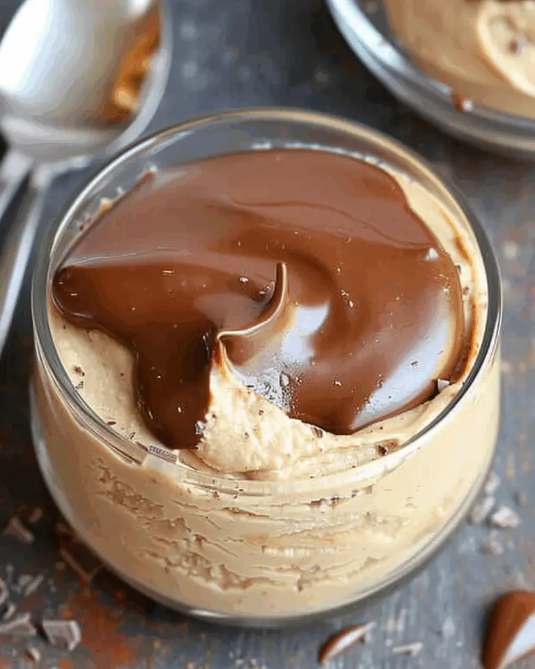Vegan Peanut Butter Mousse (with a Chocolate Ganache!)