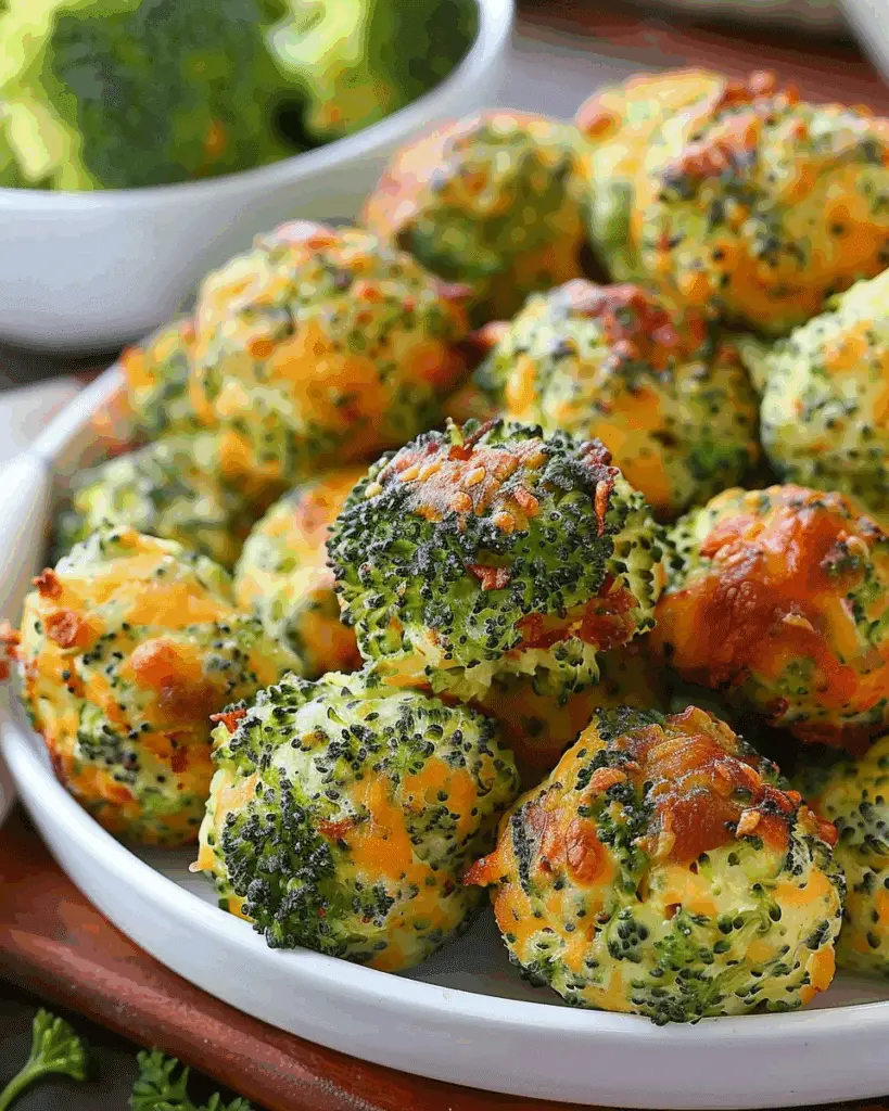 Baked Broccoli Cheese Balls (A Crispy, Cheesy Snack Packed with Veggies)