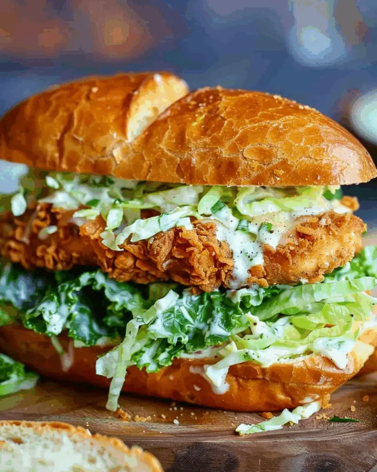 Crispy Chicken Caesar Sandwich