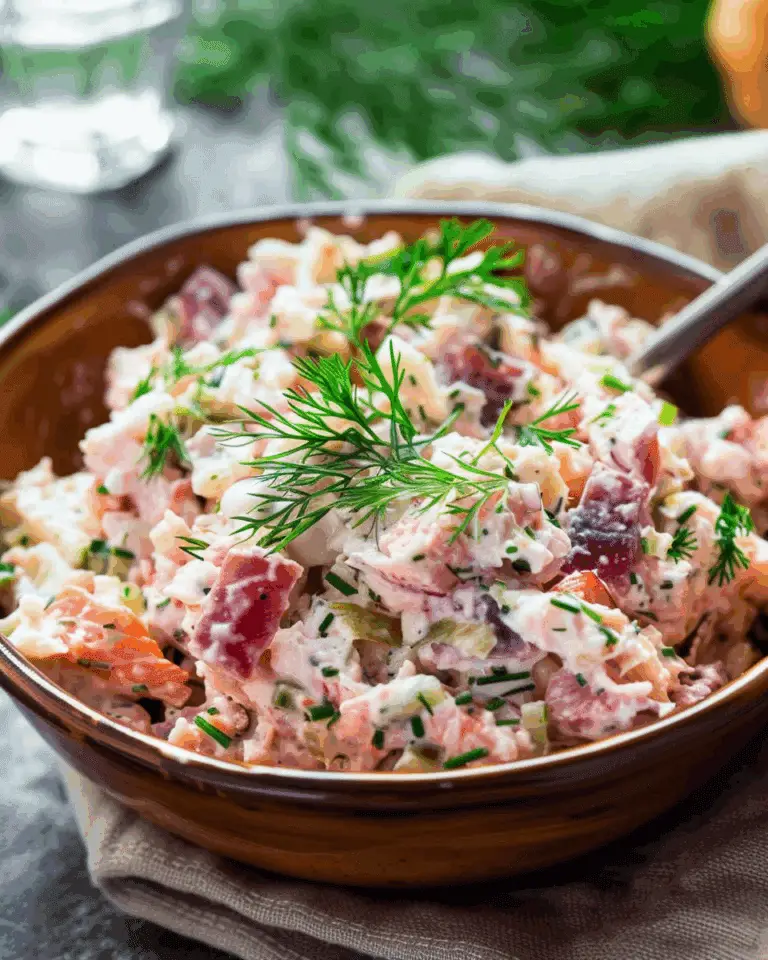 German Red Herring Salad (Roter Heringssalat)