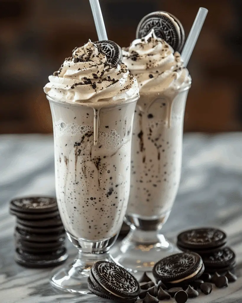 Oreo Milkshake (3 Ingredients)