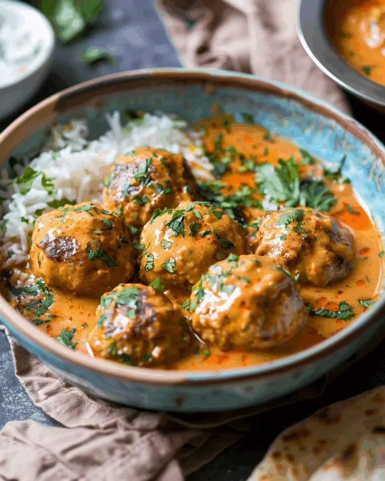 30 Minute Butter Chicken Meatballs